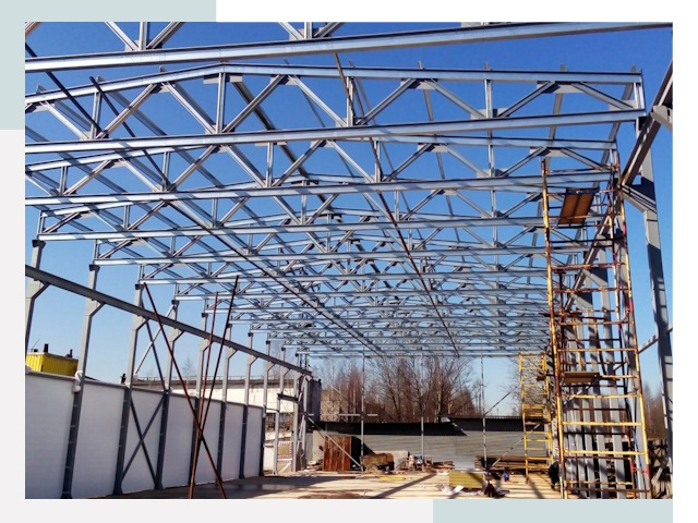 Строительство цехов в Киров от 622 руб. под ключ