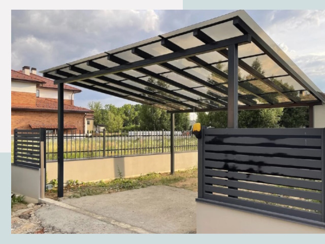 Металлические навесы в Киров от 622 руб. за м²