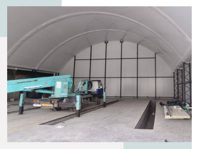 Внутреннее оснащение ангаров в Кирове